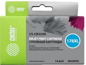 CACTUS CS-CB324N (аналог HP 178XL (CB324HE))