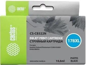 CACTUS CS-CB322N (аналог HP 178XL (CB322HE))