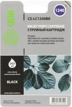 CACTUS CS-LC1240BK (аналог Brother LC1240BK)