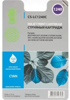 CACTUS CS-LC1240C (аналог Brother LC1240C)