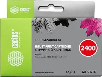 CACTUS CS-PGI2400XLM (аналог Canon PGI-2400XL M)