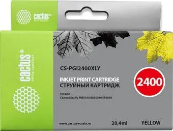 CACTUS CS-PGI2400XLY (аналог Canon PGI-2400XL Y)