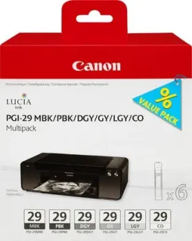 Canon PGI-29 MBK/PBK/DGY/GY/LGY Multi [4868B005]