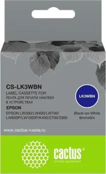 CACTUS CS-LK3WBN (аналог Epson LK3WBN)
