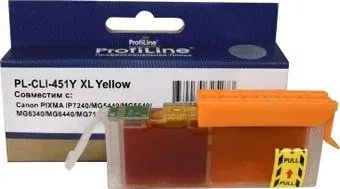 ProfiLine PL-CLI-451Y (аналог Canon CLI-451Y)