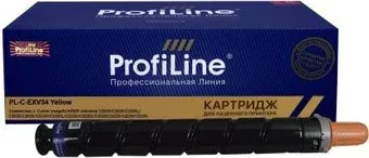 ProfiLine PL-C-EXV34-Y (аналог Canon C-EXV34-Y)