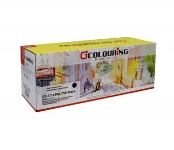 Colouring CG-CC530A/718 (аналог Canon 718 Black (2662B002AA), HP CC530A)