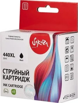 Sakura Printing SI5216B001 (аналог Canon 440XL Black)
