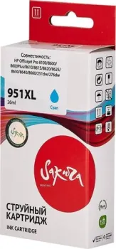 Sakura Printing SICN046AE (аналог HP 951XL Cyan)
