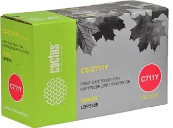 CACTUS CS-C711Y (аналог Canon Cartridge 711 Yellow)