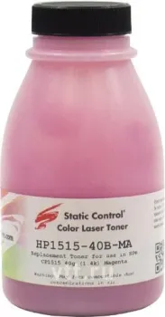Static Control для HP CLJ CP1215/1515/1518 (маджента) 40 г