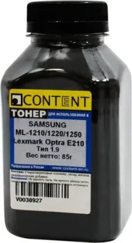 Content для Samsung ML-1210/1220/1250/Lexmark Optra E210 Тип 1.9 85 г