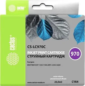 CACTUS CS-LC970C (аналог Brother LC970C)