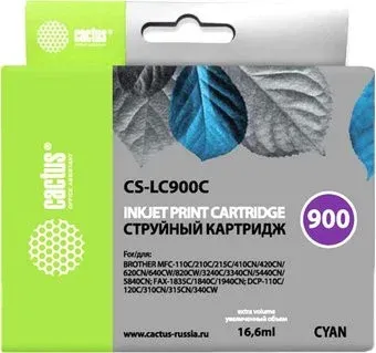 CACTUS CS-LC900C (аналог Brother LC900C)