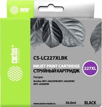 CACTUS CS-LC227XLBK (аналог Brother LC227XLBK)