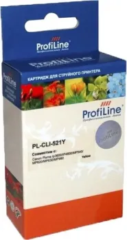 ProfiLine PL-CLI-521Y-Y (аналог Canon CLI-521 Yellow)