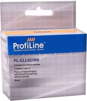 ProfiLine PL-CLI-521BK-BK (аналог Canon CLI-521 Black)