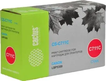 CACTUS CS-C711C (аналог Canon Cartridge 711 Cyan)