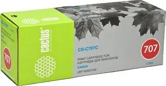 CACTUS CS-C707C (аналог Canon Cartridge 707 Cyan)