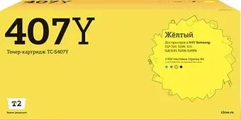 T2 TC-S407Y (аналог Samsung CLT-Y407S Yellow)