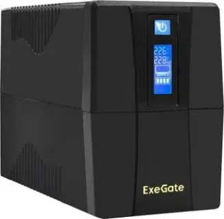 ExeGate Power Smart ULB-1000.LCD.AVR.2SH.RJ.USB EX292792RUS