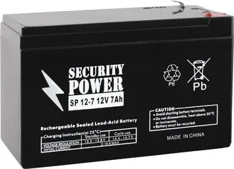 Security Power SP 12-7 F1 (12В/7 А·ч)