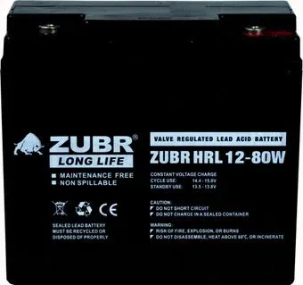 Zubr HRL 12-80W (12 В/18 А·ч)