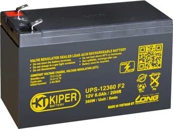 Kiper UPS-12360 F2 (12В/8 А·ч)