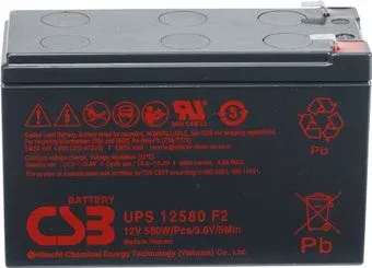 CSB Battery UPS12580 F2 (12В/10.5 А·ч)