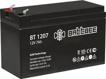 BattBee BT 1207 (12В/7Ач)