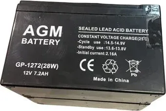 AGM Battery GP 1272 F1 (12В/7.2 А·ч)
