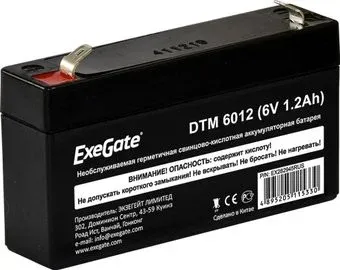 ExeGate DTM 6012 (6В, 1.2 А·ч)