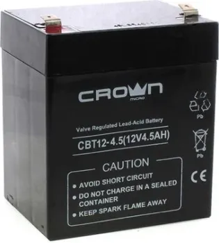 CrownMicro CBT-12-4.5 (12В/4.5 А·ч)