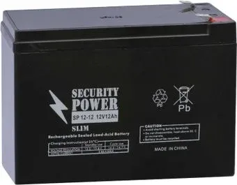 Security Power SP 12-12 F2 Slim (12В/12 А·ч)