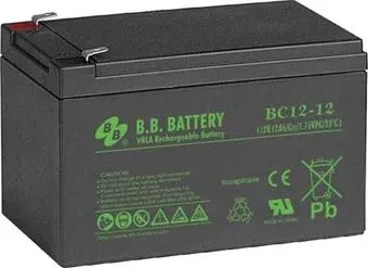 B.B. Battery BC12-12 (12В/12 А·ч)