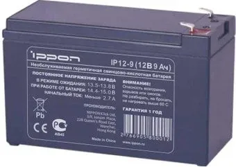 IPPON IP12-9 (12В/8.5 А·ч)