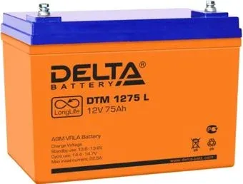 Delta DTM 1275 L (12В/75 А·ч)