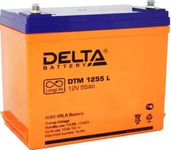 Delta DTM 1255 L (12В/55 А·ч)
