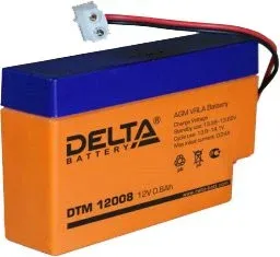 Delta DTM 12008 (12В/0.8 А·ч)