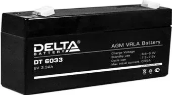 Delta DT 6033 125 (6В/3.3 А·ч)