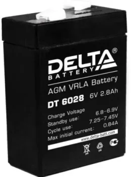Delta DT 6028 (6В/2.8 А·ч)