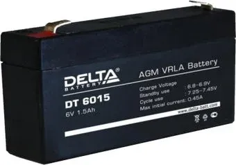 Delta DT 6015 (6В/1.5 А·ч)
