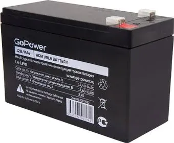 GoPower LA-1290 (12В/9 Ач)