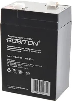 Robiton VRLA6-4.5 (6В/4.5 Ач)