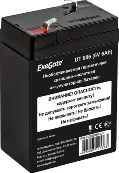 ExeGate DT 606 (6В, 6 А·ч)