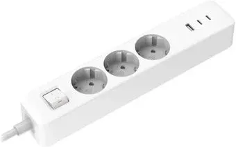 Xiaomi Mi Power Strip 20W 2C1A XMCXB01EU (USB Type-A + 2 USB Type-C, белый, международная версия)