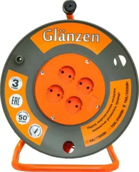 Glanzen EB-50-008 (50 м, оранжевый)