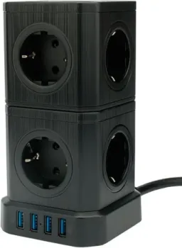 Cablexpert Tower TWR-9-U4-B-2
