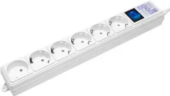 Power Cube Куб SPG(5+1)-16B, 6 розеток, белый [SPG(5+1)-16B-1,9М]
