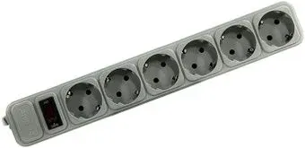 ExeGate 6 розеток, 3 м, серый (SP-6-3G)